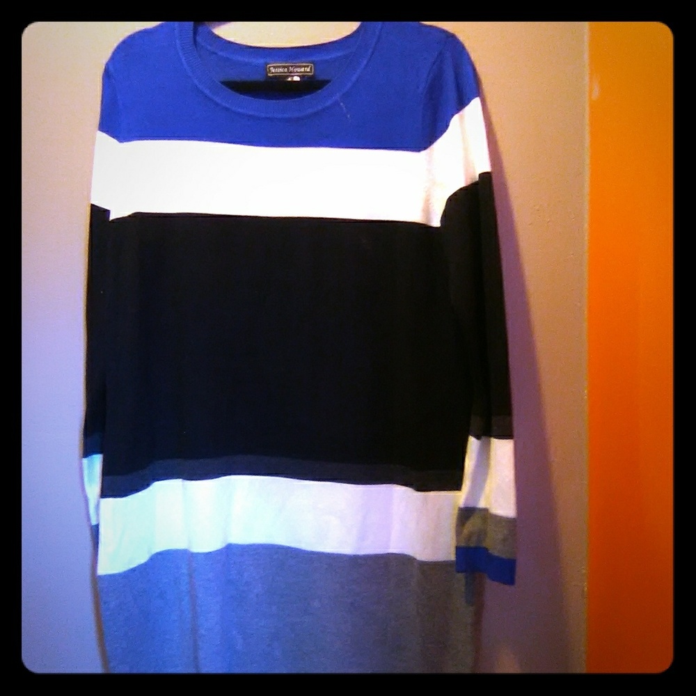 A sweater dress